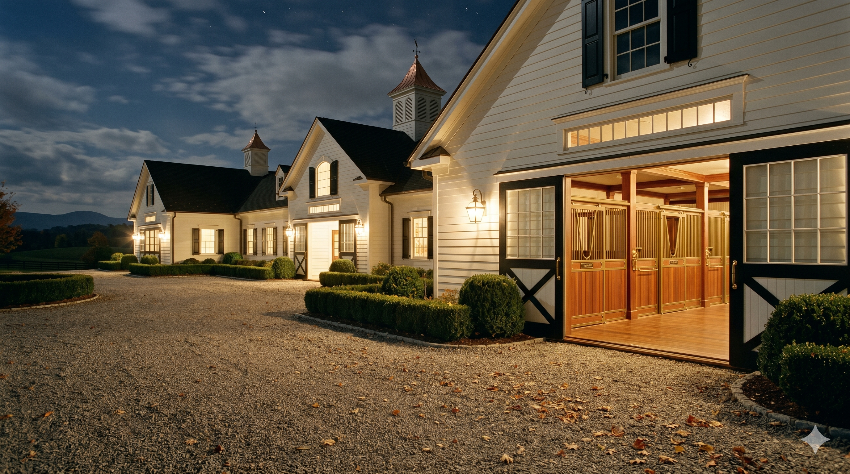 Wary Fox Farm, Leesburg Virginia — Night