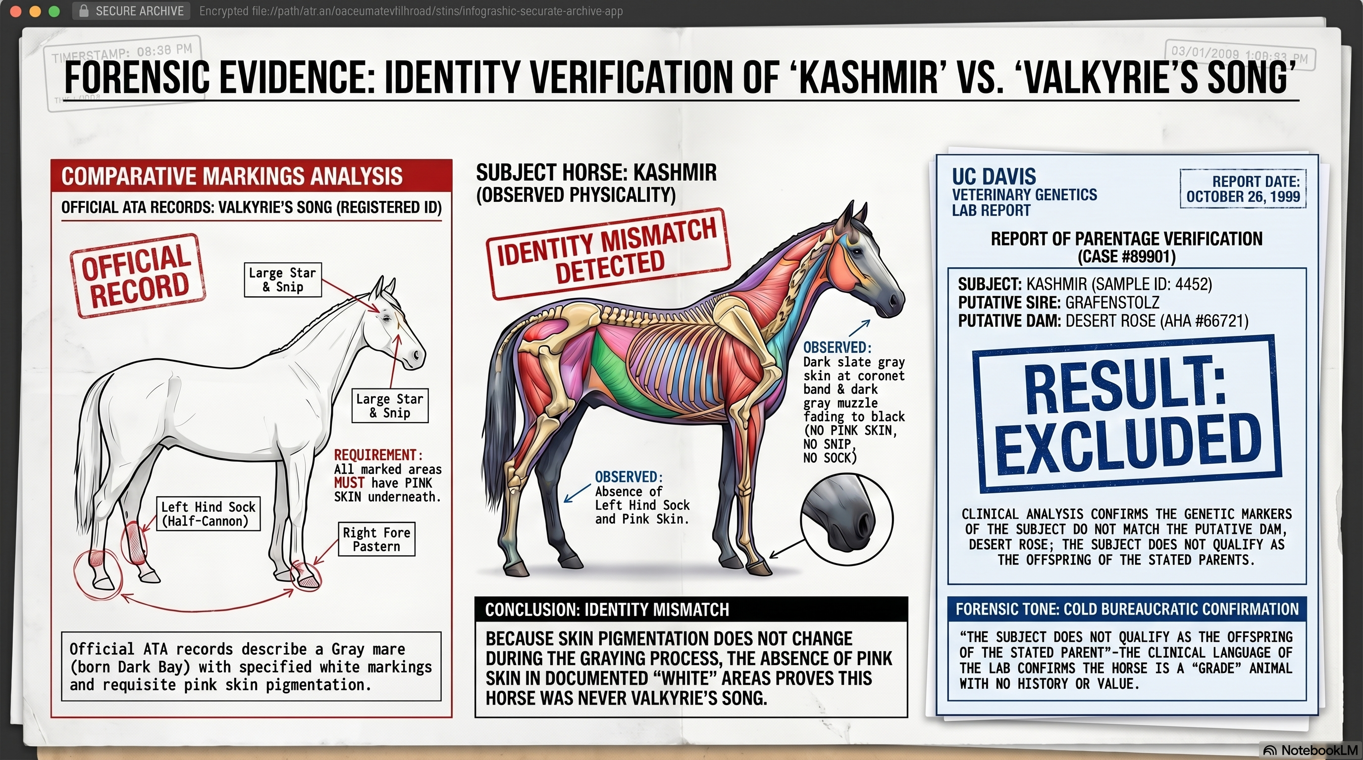 DNA Exclusion Report